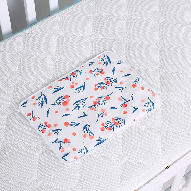 Baby cotton portable diaper changing pad - iztia