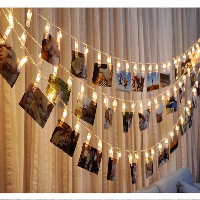 LED Photo Holder String Lights - iztia