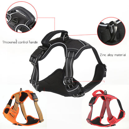 Dog Harness No Pull Breathable Reflective Pet Harness Vest - iztia