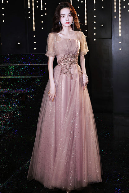 New Birthday Banquet Party Elegant Socialite Host Fairy Slim Evening Dress For Women - iztia