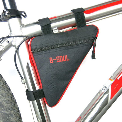 Saddle bag riding bicycle mountain bike bag triangle tool kit upper tube beam bag bicycle equipment accessories - iztia