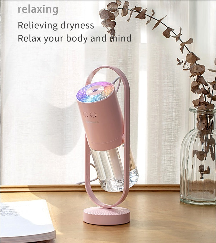 Magic Shadow USB Air Humidifier For Home With Projection Night Lights Ultrasonic Car Mist Maker Mini Office Air Purifier - iztia