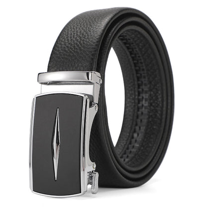 Genuine Leather Automatic Pure Leather Belt Boys - iztia