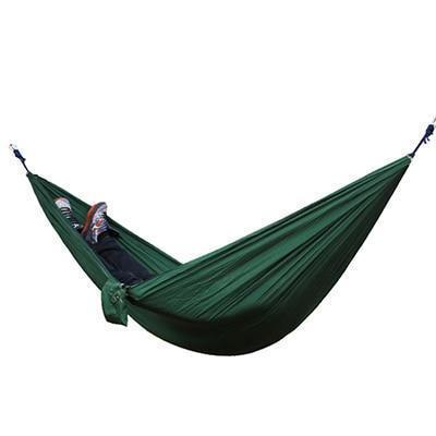 Backpacking Hammock - Portable Nylon Parachute Outdoor Double Hammock - iztia