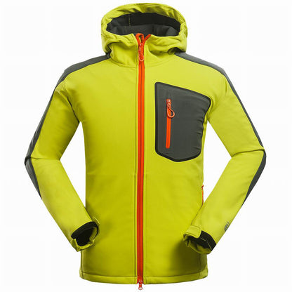 New Men's Outdoor Mountaineering And Leisure Sports Clothing Complex Soft Shell Jacket Jacket Jacket Jacket - iztia