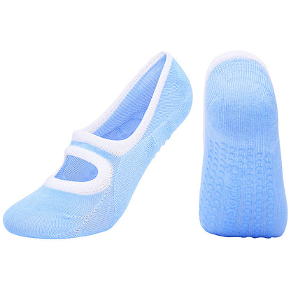 Open-back non-slip gym indoor floor socks - iztia