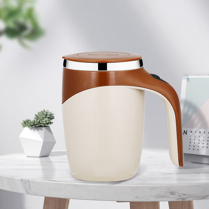 Rechargeable Model Automatic Stirring Cup Coffee Cup High Value Electric Stirring Cup Lazy Milkshake Rotating Magnetic Water Cup - iztia