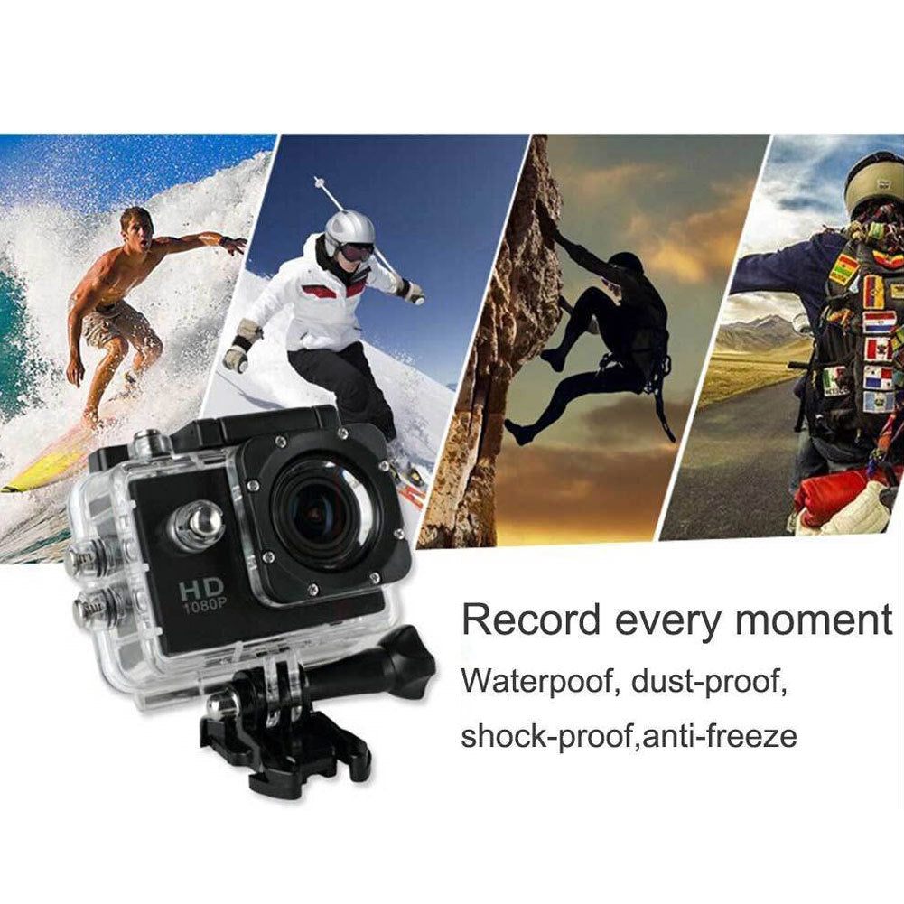 HD High-definition 1080P Action Sports Waterproof  DV Camera - iztia