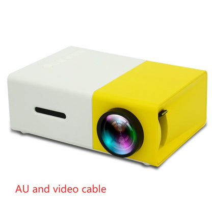 Portable Projector 3D Hd Led Home Theater Cinema HDMI-compatible Usb Audio Projector Yg300 Mini Projector - iztia