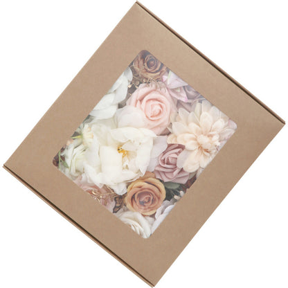 Flower Box Wedding Birthday Party Gift Wedding Bridesmaid Bridal Bouquet - iztia