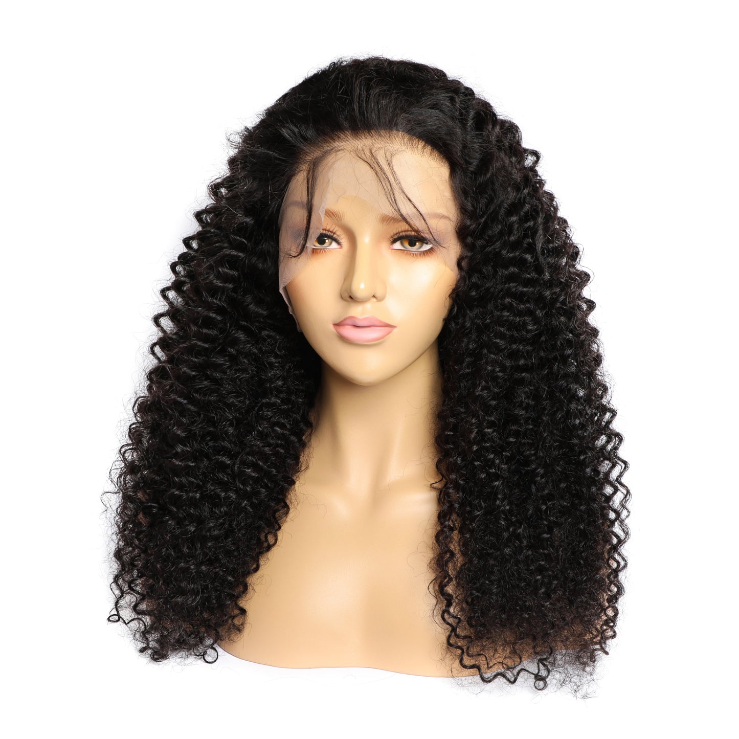 Curly Human Hair Wig Lace Hair Products - iztia