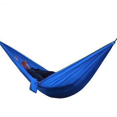 Backpacking Hammock - Portable Nylon Parachute Outdoor Double Hammock - iztia