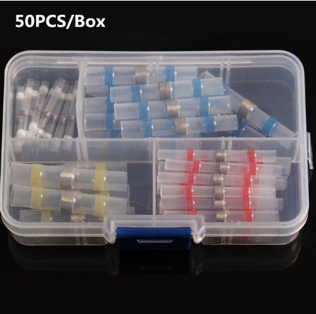 Waterproof Solder Sleeve Terminal Block 50Pcs Boxed - iztia