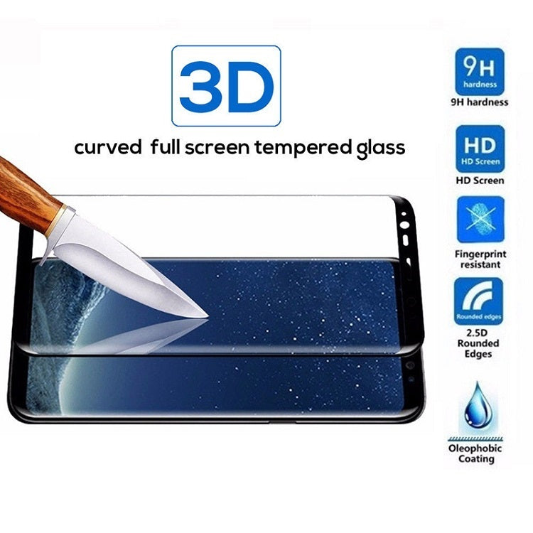 Screen Protector Protective Glass Full Cover Black - iztia