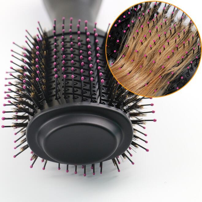 One-Step Electric Hair Dryer Comb Multifunctional Comb Straightener Hair Curling - iztia