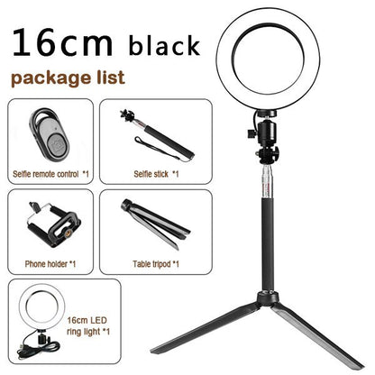 Compatible with Apple, Tripod Fill Light Live Bracket Beauty Light Set Ring Light - iztia