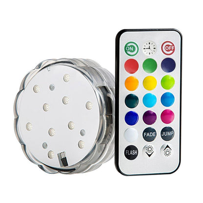 Colorful underwater waterproof lights highlight remote control lights - iztia