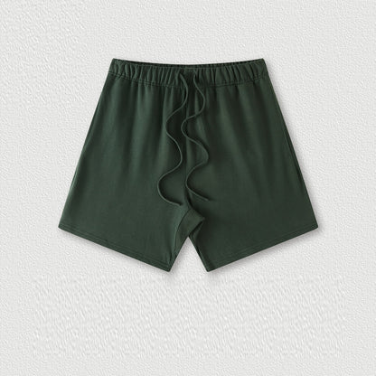 Medium and Large Kids' Cotton Shorts in Basic Earth Tones Style - iztia