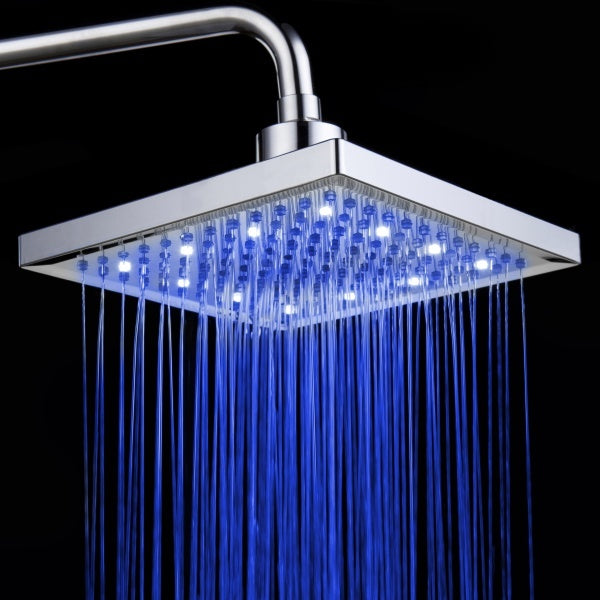 Luminous color changing shower head - iztia