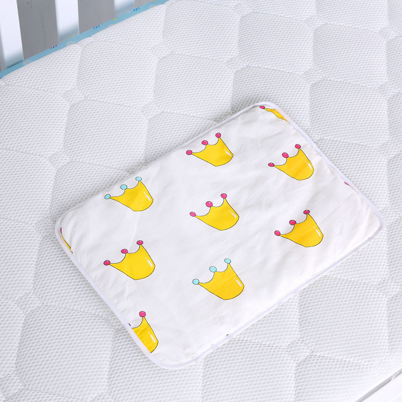 Baby cotton portable diaper changing pad - iztia