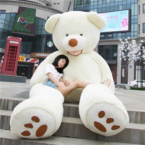 Giant Teddy Bear Plush Toy Huge  Soft Toys  Leather Shell - iztia