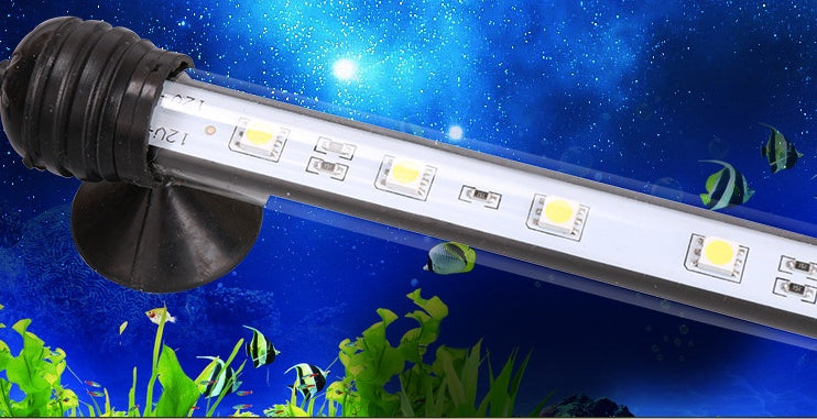 Aquarium-box floodlight highlights aquatic lantern diving festival waterproof and landscaping LED aquarium lamp fill light - iztia