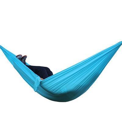 Backpacking Hammock - Portable Nylon Parachute Outdoor Double Hammock - iztia