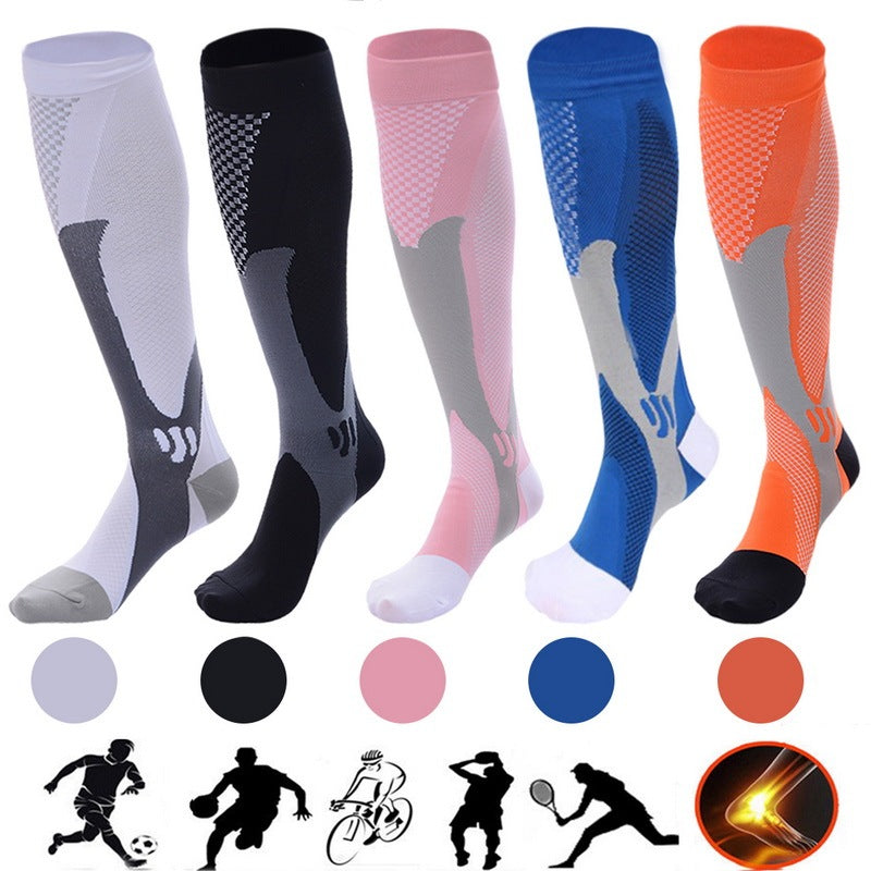 Compression Socks For Men&Women Best Graduated Athletic Fit For Running Flight Travel Boost Stamina Circulation&Recovery Socks - iztia