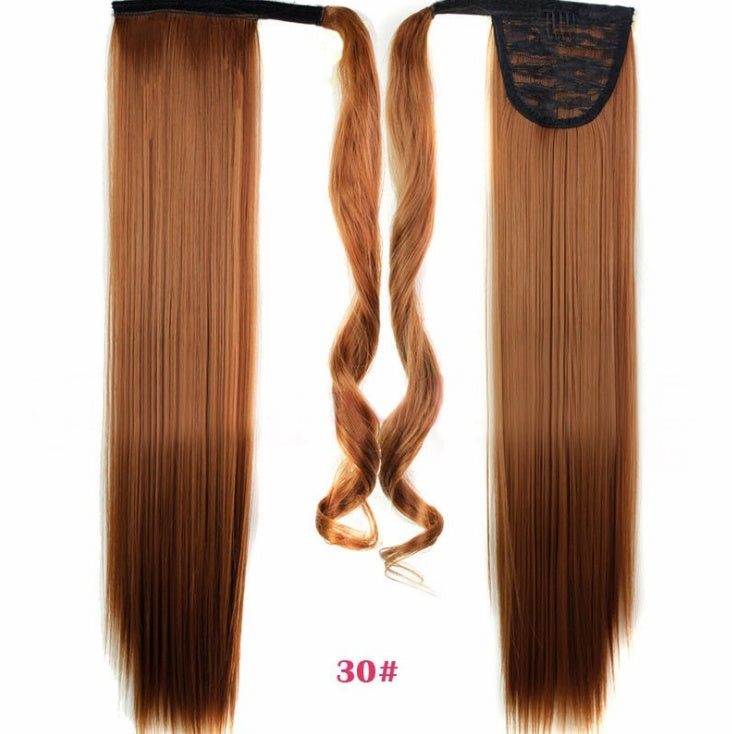 Velcro Wig Ponytail Straight Invisible Hair Extension - iztia