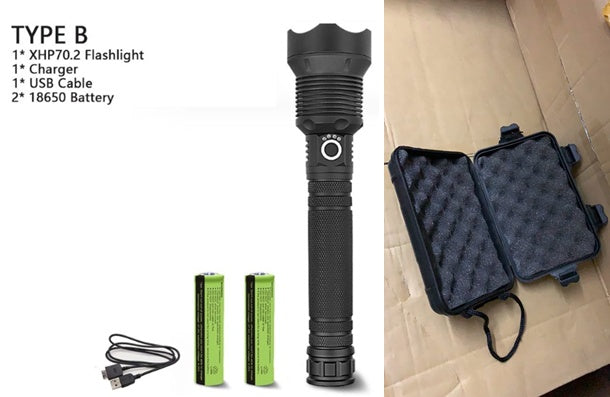 XHP70.2 Powerful Usb Led Flashlight - iztia