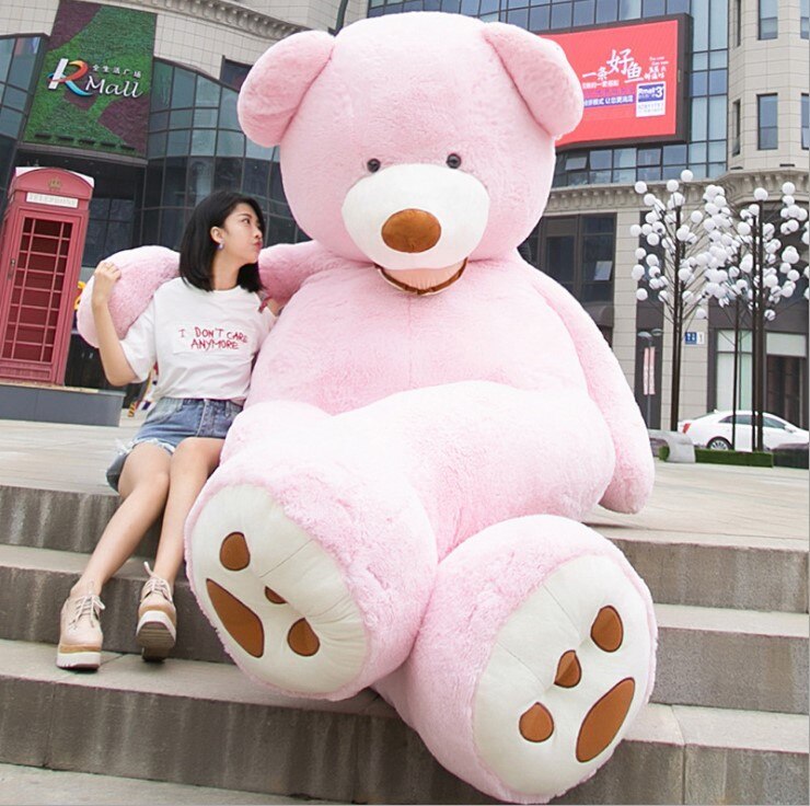 Giant Teddy Bear Plush Toy Huge  Soft Toys  Leather Shell - iztia