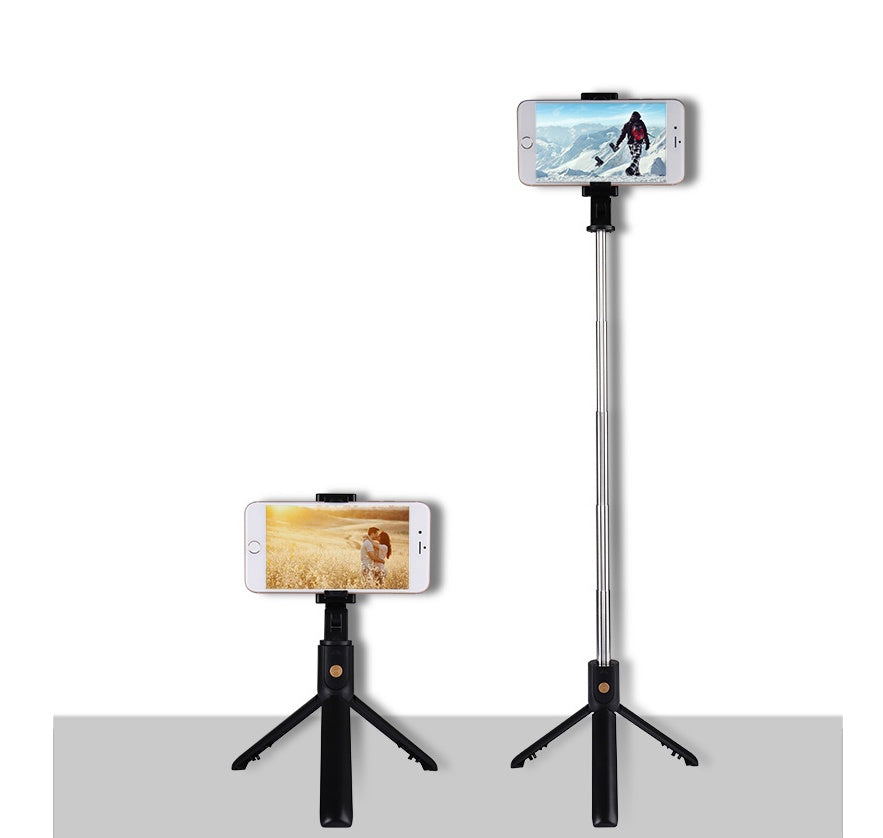 Compatible with Apple, Bluetooth version of stainless steel tripod - iztia