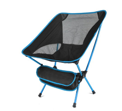 Travel Ultralight Folding Chair Superhard High Load Outdoor Camping Chair Portable Beach Hiking Picnic Seat Fishing Tools Chair - iztia