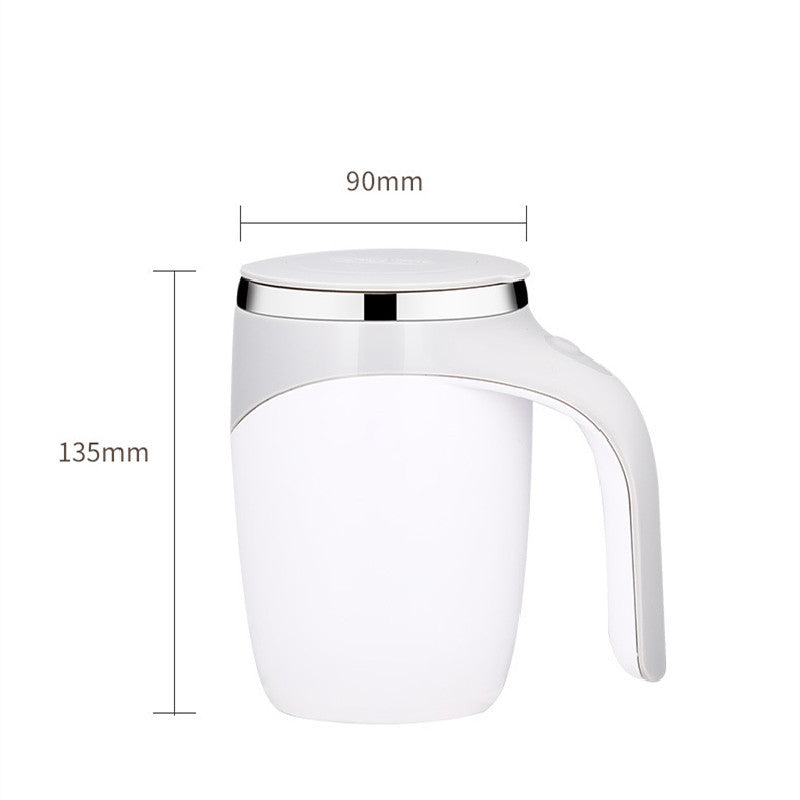 Rechargeable Model Automatic Stirring Cup Coffee Cup High Value Electric Stirring Cup Lazy Milkshake Rotating Magnetic Water Cup - iztia