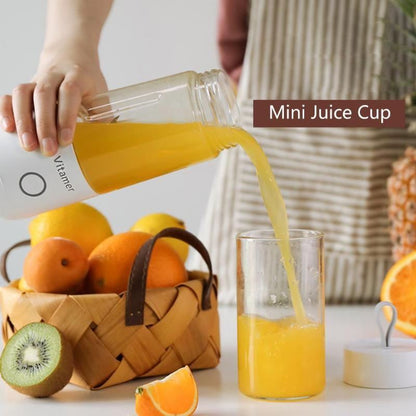 350ml Portable Blender Juicer Electric USB Rechargeable Mixer Smoothie Slushy Cup Juice Blender Bottle USB Charging Kitchen Gadgets - iztia