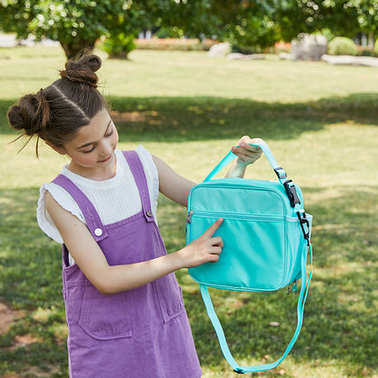 Laser Simple Rainbow Color Insulation Bento Bag - iztia