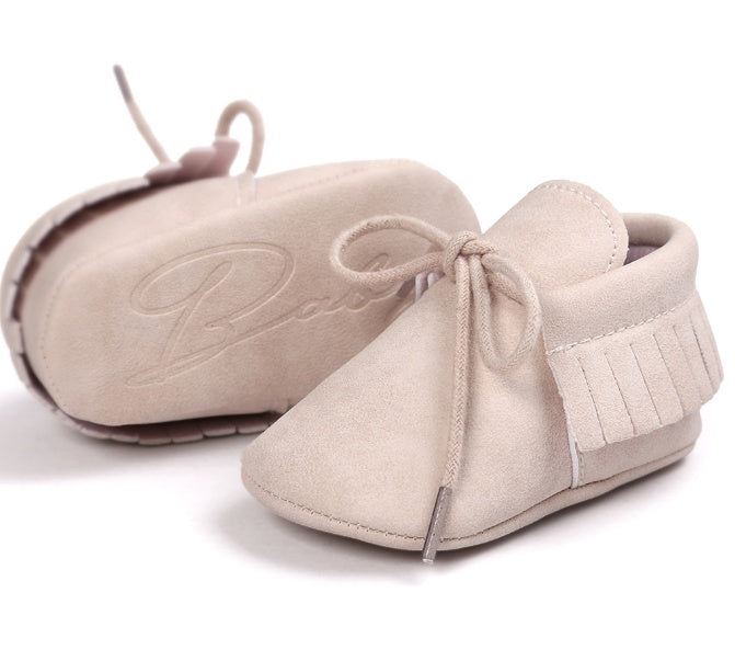 Small seven baby shoes leather soft baby shoes soft socks spring new - iztia