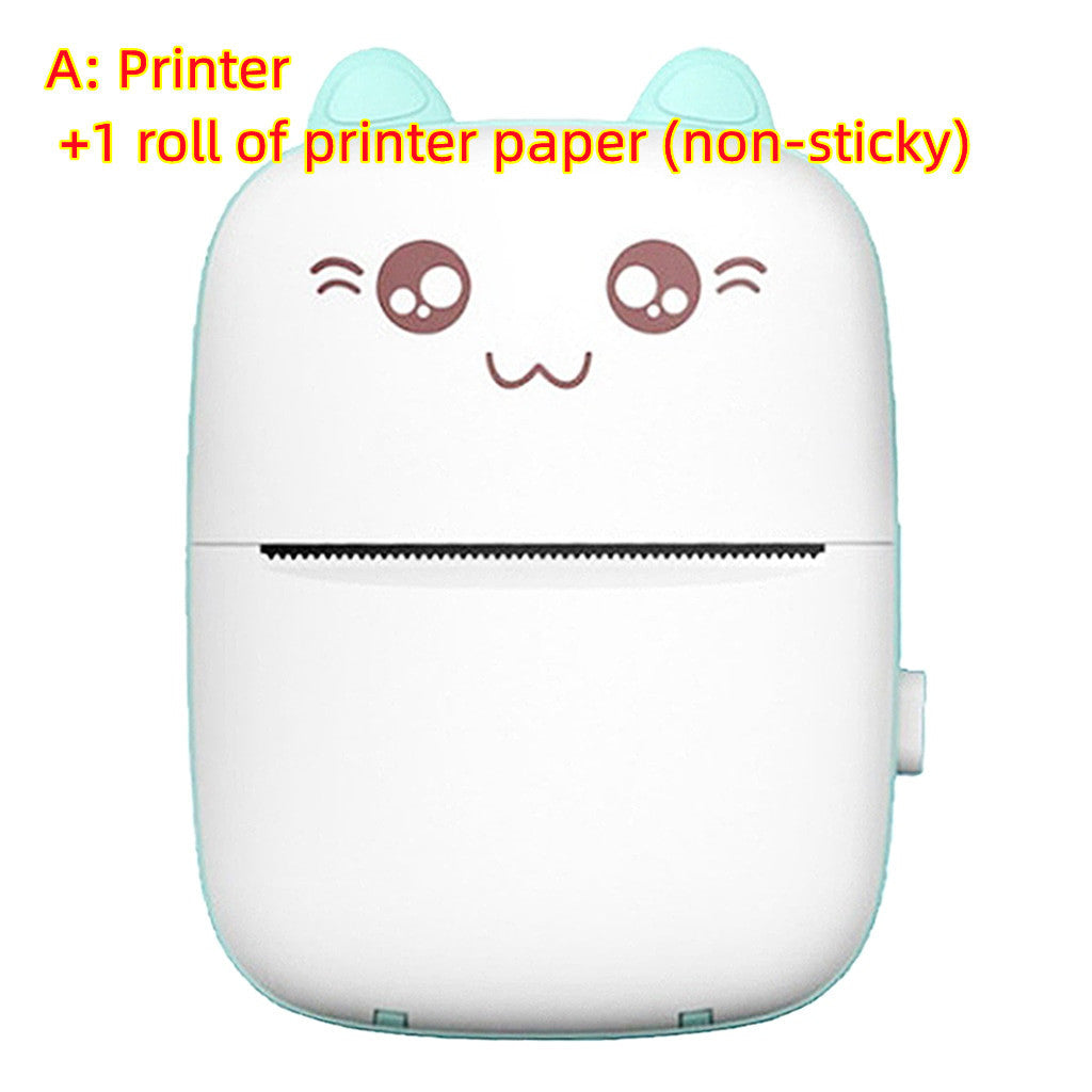 Mini Portable Printer: Bluetooth/WiFi Connectivity for Mobile Phone Photo Printing, Pocket-Sized for Students & Note Taking - iztia