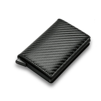 RFID Carbon Fiber Men's Wallet Aluminum Alloy - iztia