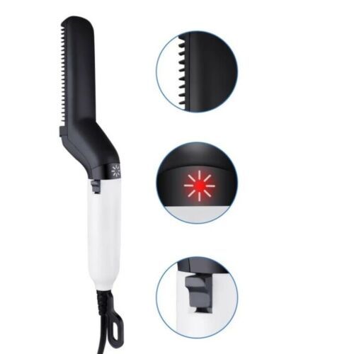 Hair Straightener Men Multifunctional Comb Curling Electric Brush Professional Hair Comb Brush Beard Straightener Hair Curler Fast Heating Styling Tools - iztia