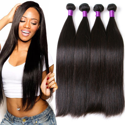 Human hair straight hair Brazilin human straight hair Brazil hot sale natural color - iztia