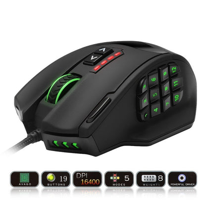 RGB backlit gaming mouse - iztia