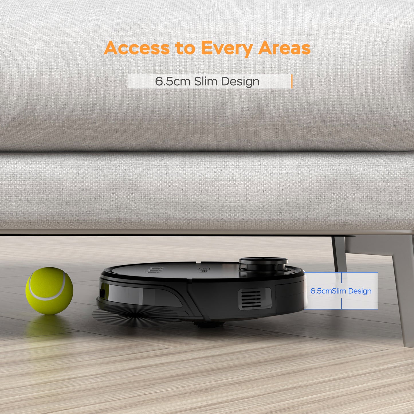 Geek Smart L8 Robot Vacuum Cleaner And Mop, LDS Navigation, Wi-Fi Connected APP, Selective Room Cleaning,MAX 2700 PA Suction, Ideal For Pets And Larger Home.Banned From Selling On Amazon - iztia