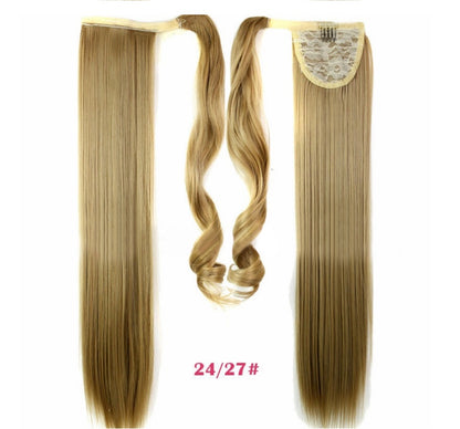 Velcro Wig Ponytail Straight Invisible Hair Extension - iztia