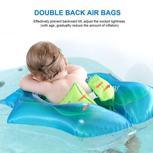 Baby Inflatable Float Swimming Trainer Seat-Helps Learn To Kick Swim 3-72 Months - iztia