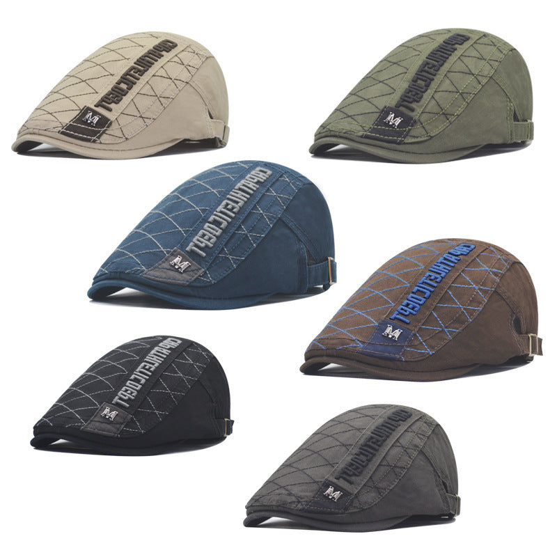 Men's Autumn And Winter New Sun Protection Sun-poof Peaked Cap - iztia