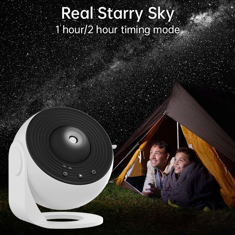 Night Light Galaxy Projector Starry Sky Projector 360 Rotate Planetarium Lamp For Kids Bedroom Valentines Day Gift Wedding Deco - iztia