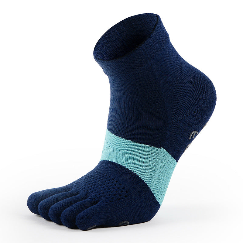 Breathable Marathon Running Antibacterial Yoga Five Finger Anti Slip Sports Socks - iztia