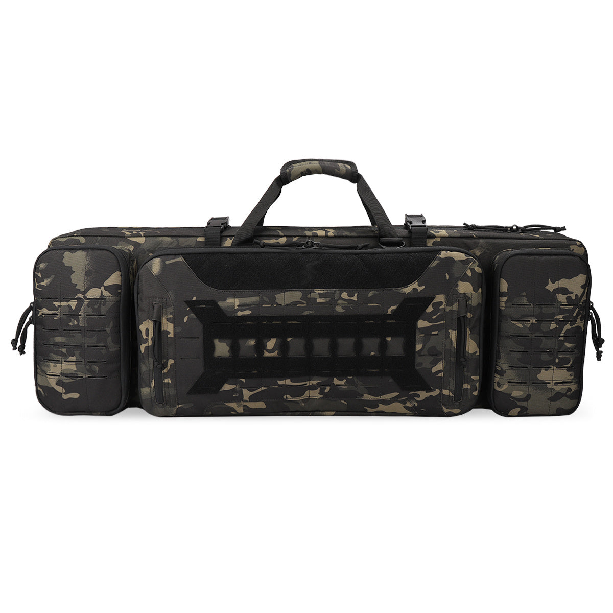 VOTAGOO Double Rifle Case Gun Bag, Safely Long-Barrel Firearm Transportation Cases  Locks, All-Weather Soft Tactical Range Bag Ackpack For Shotgun Spacious Heavy Duty - iztia