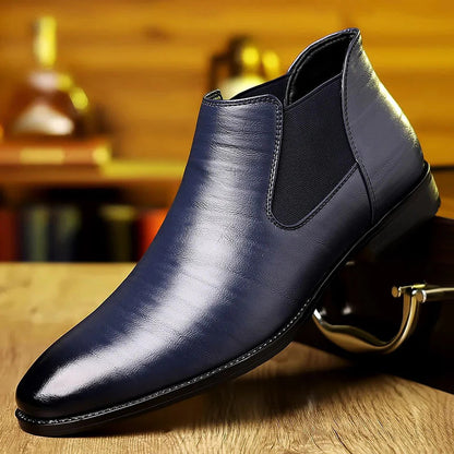 Men's Business Leisure Plus Size Leather Shoes - iztia